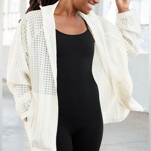 Fabletics Celo Lightweight Checkered Zip-up Jacket